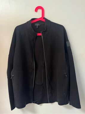 Belstaff X McLaren Collection
 Black Full-Zip Sweater Jacket size LARGE